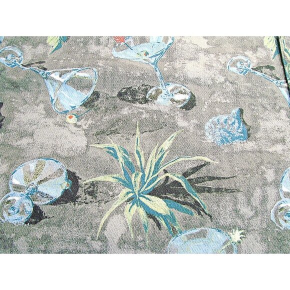 Columbia Mens River Lodge Short Sleeve Button Front Shirt Gray Tropical Size L - Picture 9 of 9